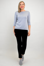 Betula Sweater, Sleet Grey, Bamboo Cotton - Final Sale