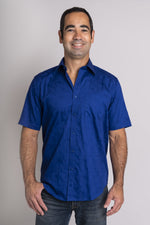 Dino Shirt, Lapis, Cotton - Blue Sky Clothing Co