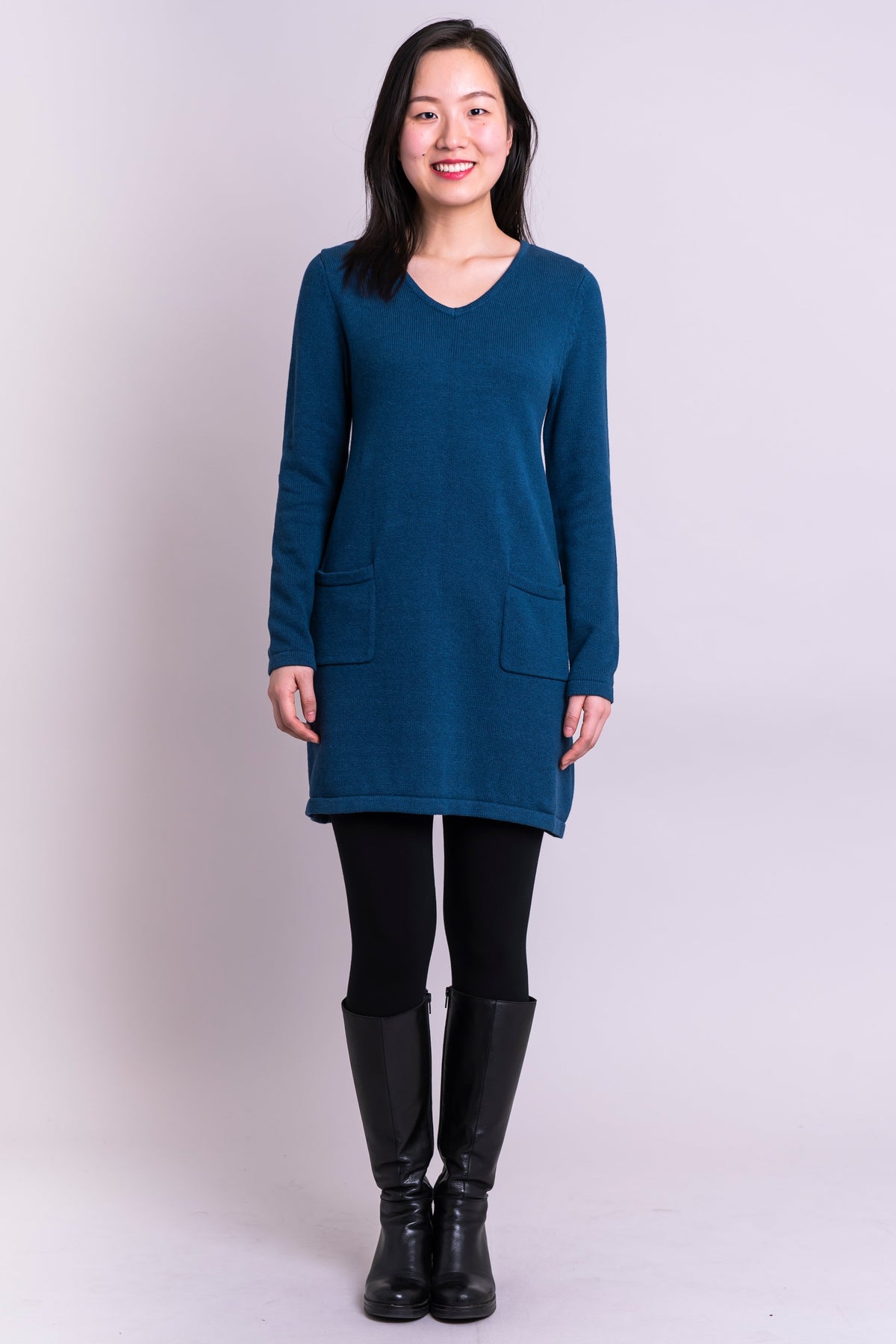 Joni Sweater, Blue Dusk, Cotton - Blue Sky Clothing Co
