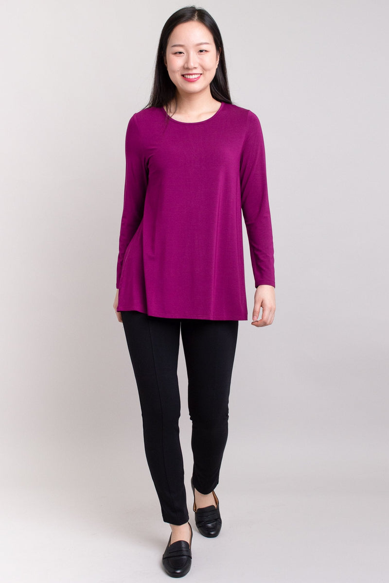 Lovely Long Sleeve, Deep Orchid, Bamboo- Final Sale