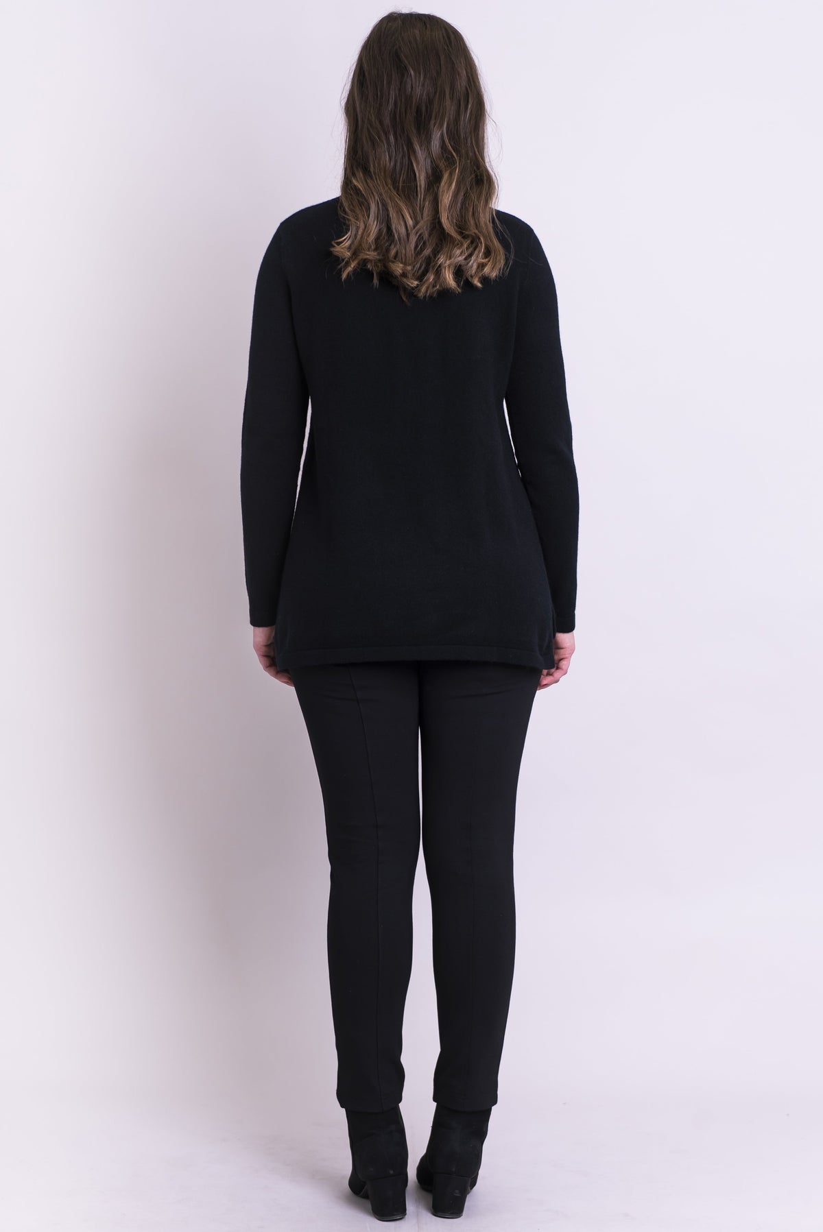 Simone Sweater, Onyx, Cashmere - Blue Sky Clothing Co