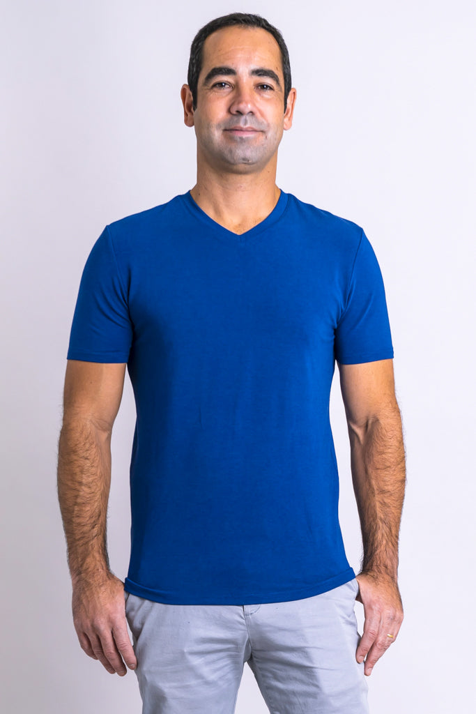 Adam Short Sleeve Shirt, Lake Blue