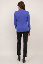 Cameron Sweater, Deep Blue, Bamboo Cotton