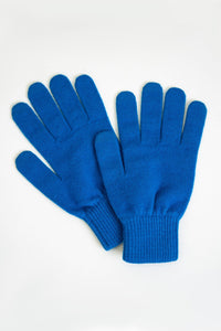 Wembley Gloves, Blue, Wool